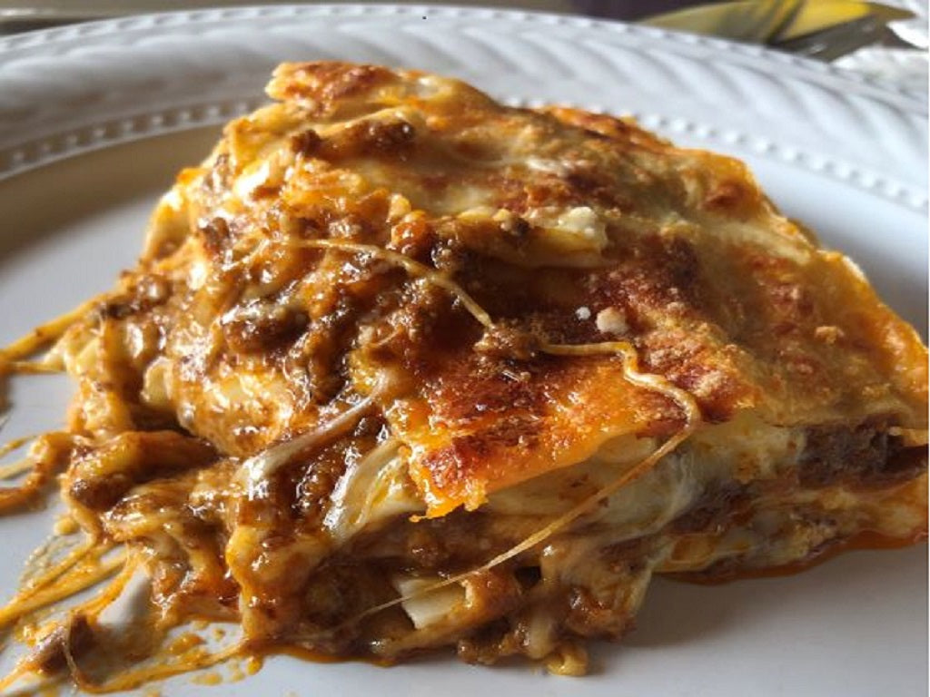 Lasagna de Carne y Champignones