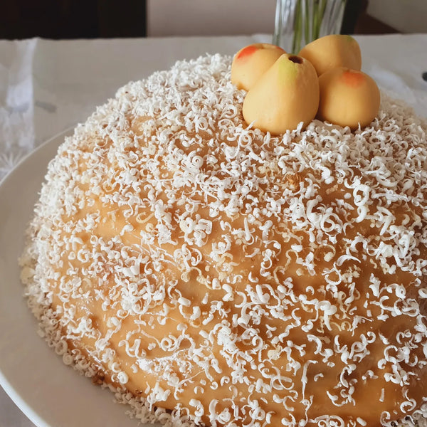 Torta Melcochita de Manjar Blanco