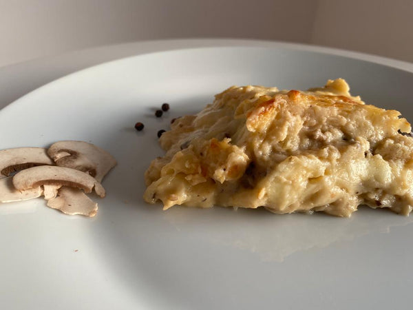 Lasagna de Champignones y Alcachofas