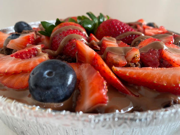 Melcochita de Chocolate con Frutos Rojos