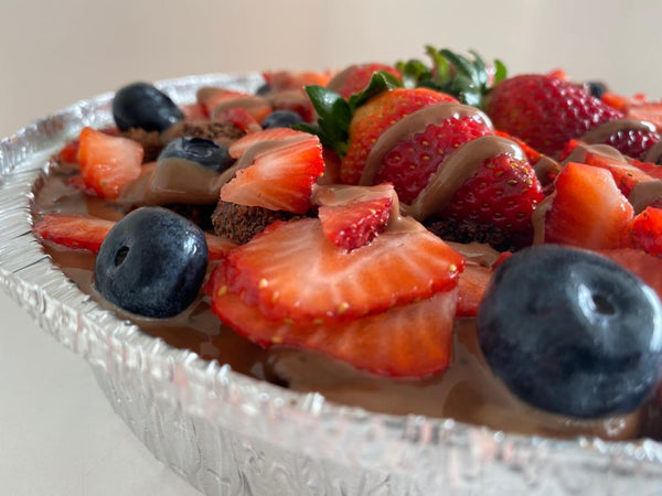 Melcochita de Chocolate con Frutos Rojos