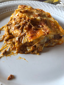 Lasagna de Carne y Champignones